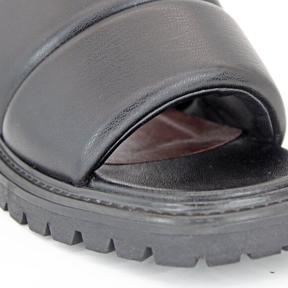 Staud Astro Padded Vegan Leather Slides - Picture 4 of 9